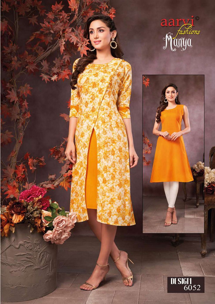Aarvi Manya 26 New Designer party Wear Latest Kurti Collection